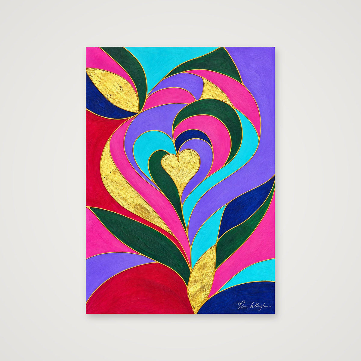 Expressive Reflection: Connection — A3 (30×42cm, 12×17") Print only