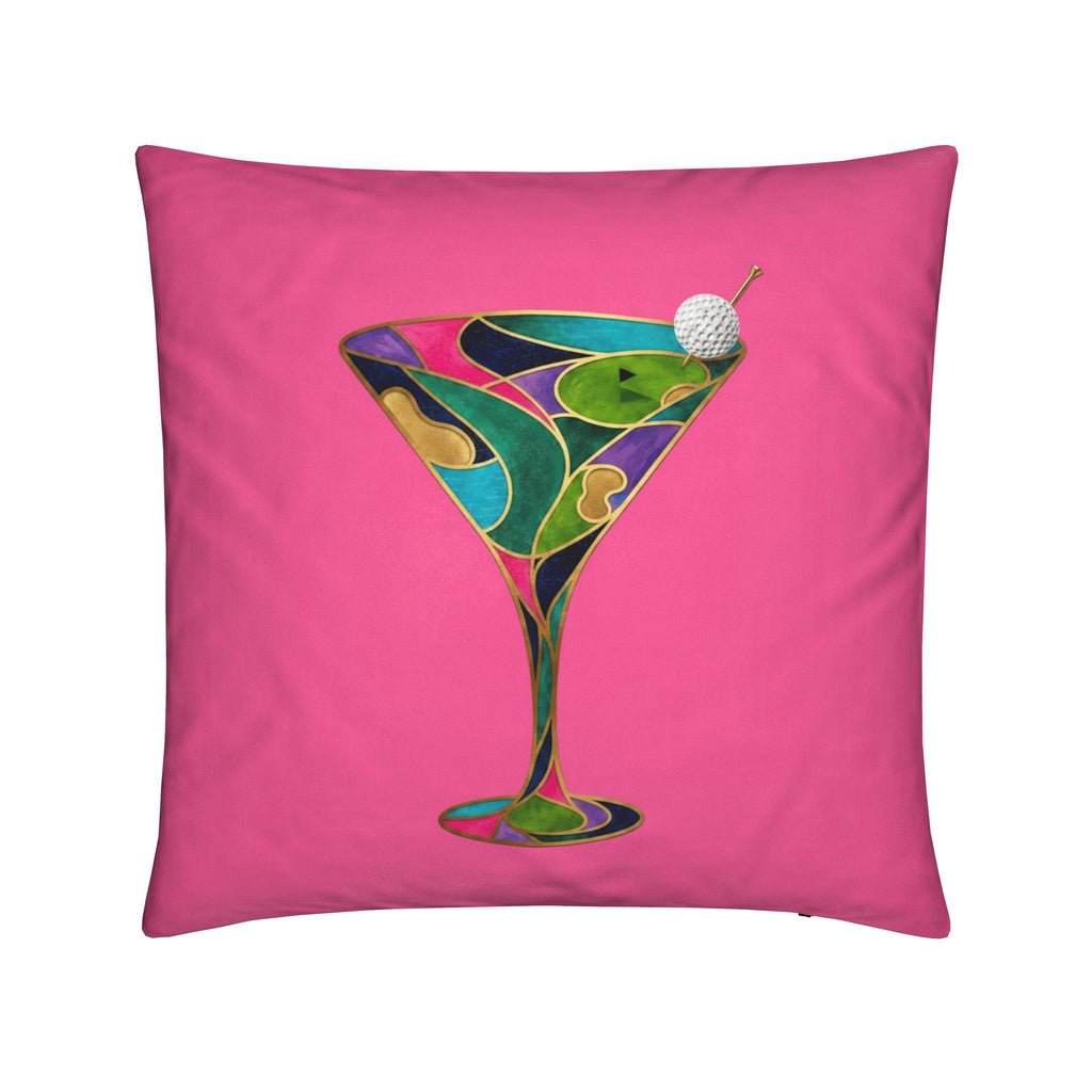 Luxury "Nineteenth Hole" Golf Art Velvet Cushion