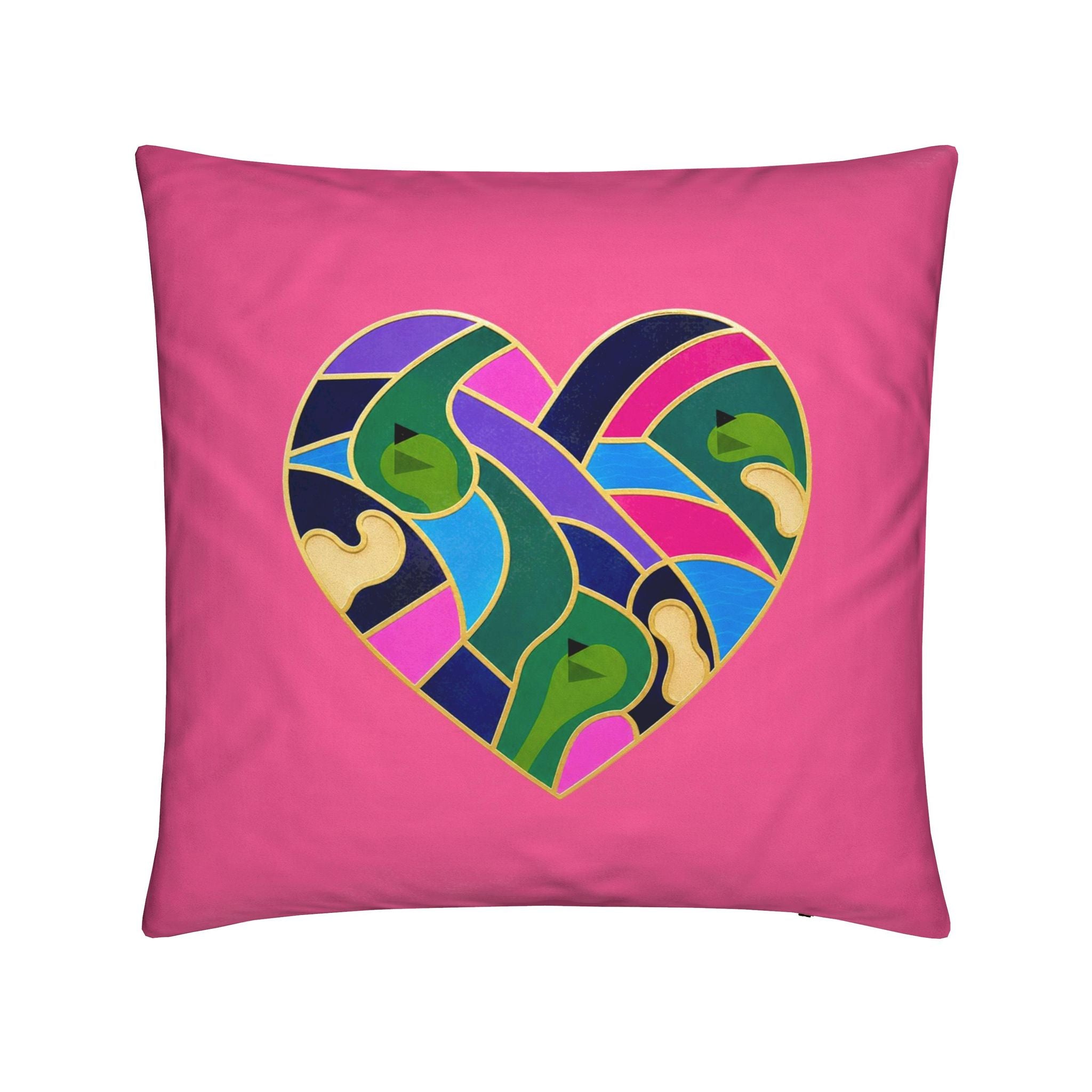 Luxury "Love The Game" Golf Art Velvet Cushion