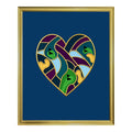 Premium Limited Edition Gold Framed "Love The Game" Abstract Golf Art