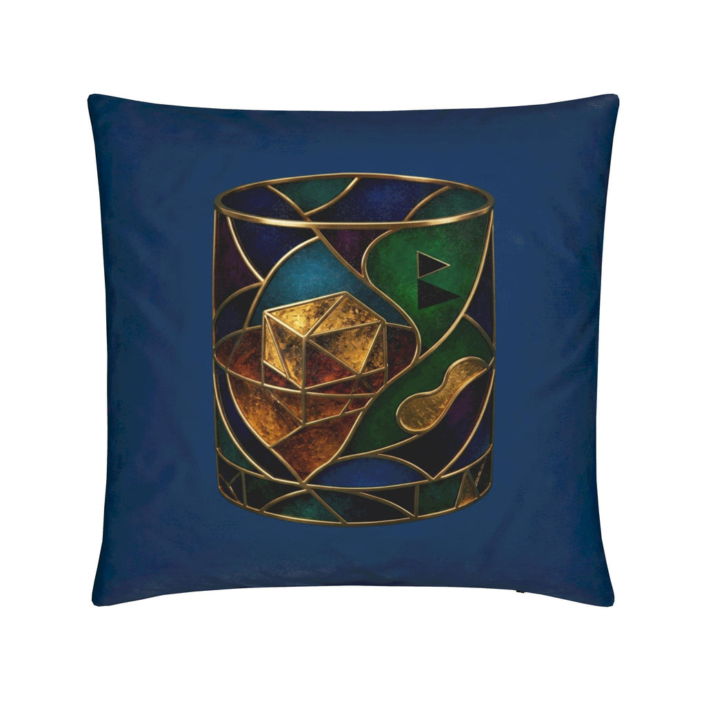Luxury "The Nineteenth Hole" Golf Art Velvet Cushion