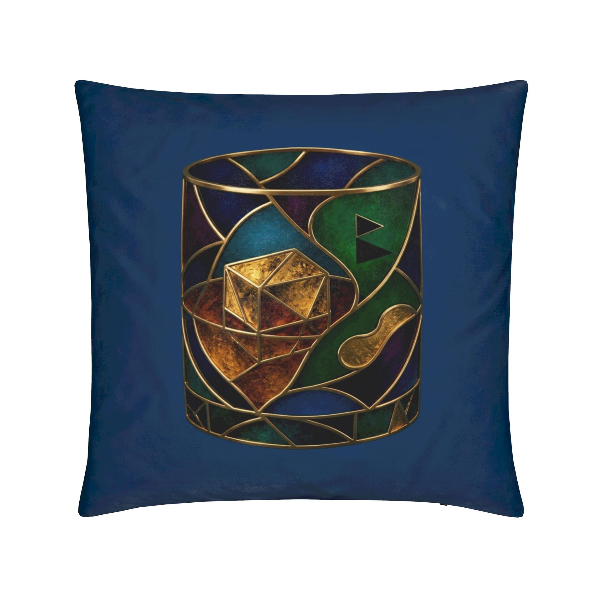 Luxury "The Nineteenth Hole" Golf Art Velvet Cushion