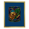 Premium Limited Edition Gold Framed "The 19th Hole" Abstract Golf Art