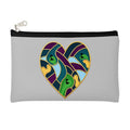 Zip Top "Love The Game" Abstract Golf Art Purse