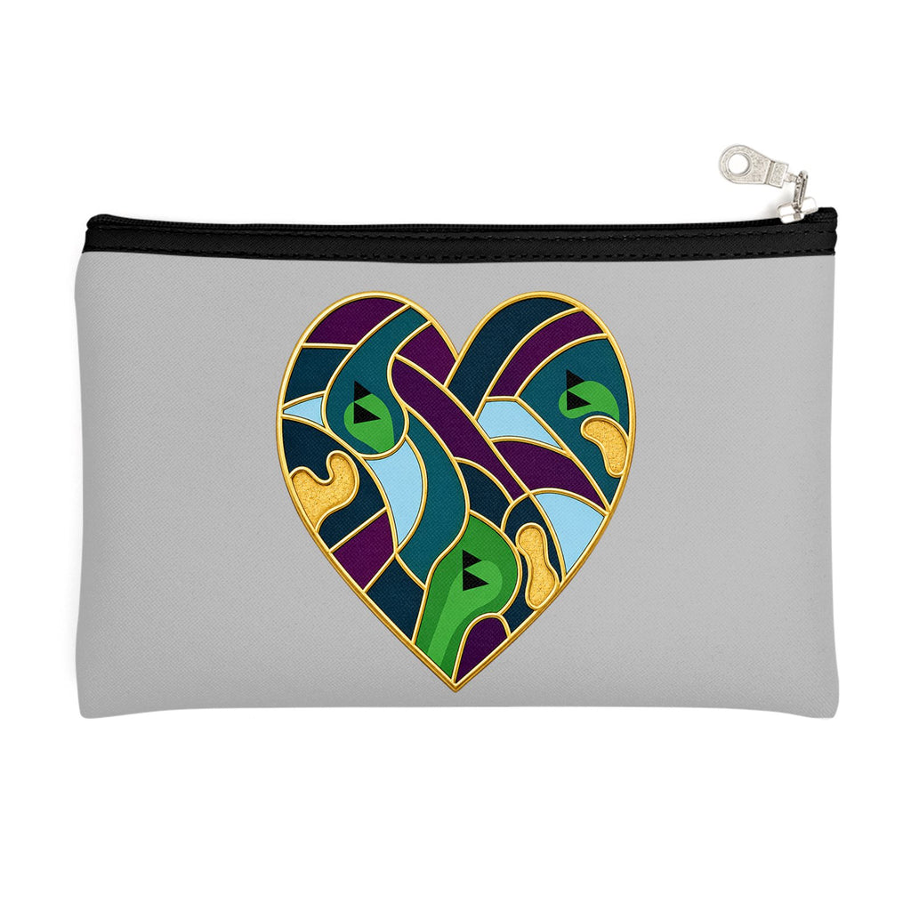 Zip Top "Love The Game" Abstract Golf Art Purse