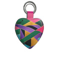 Leather "Fairway Home" Golf Art Keyring