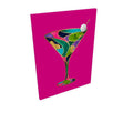 Canvas "The 19th Hole" Martini Glass