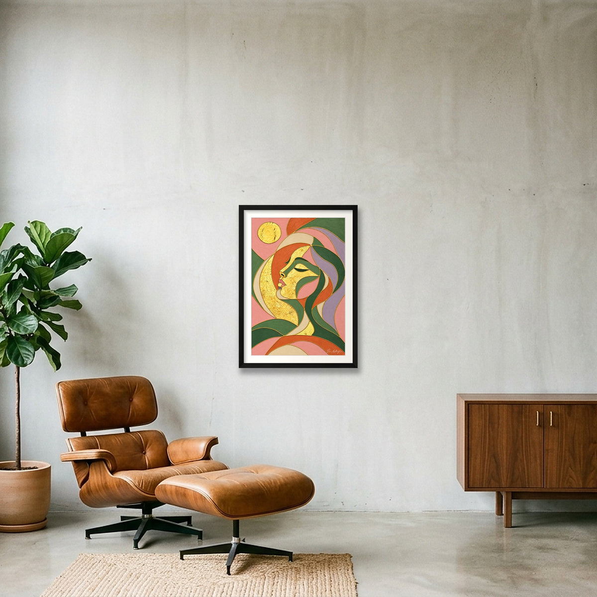 Refection: Stillness — 42×59cm, 17×23" Black Frame