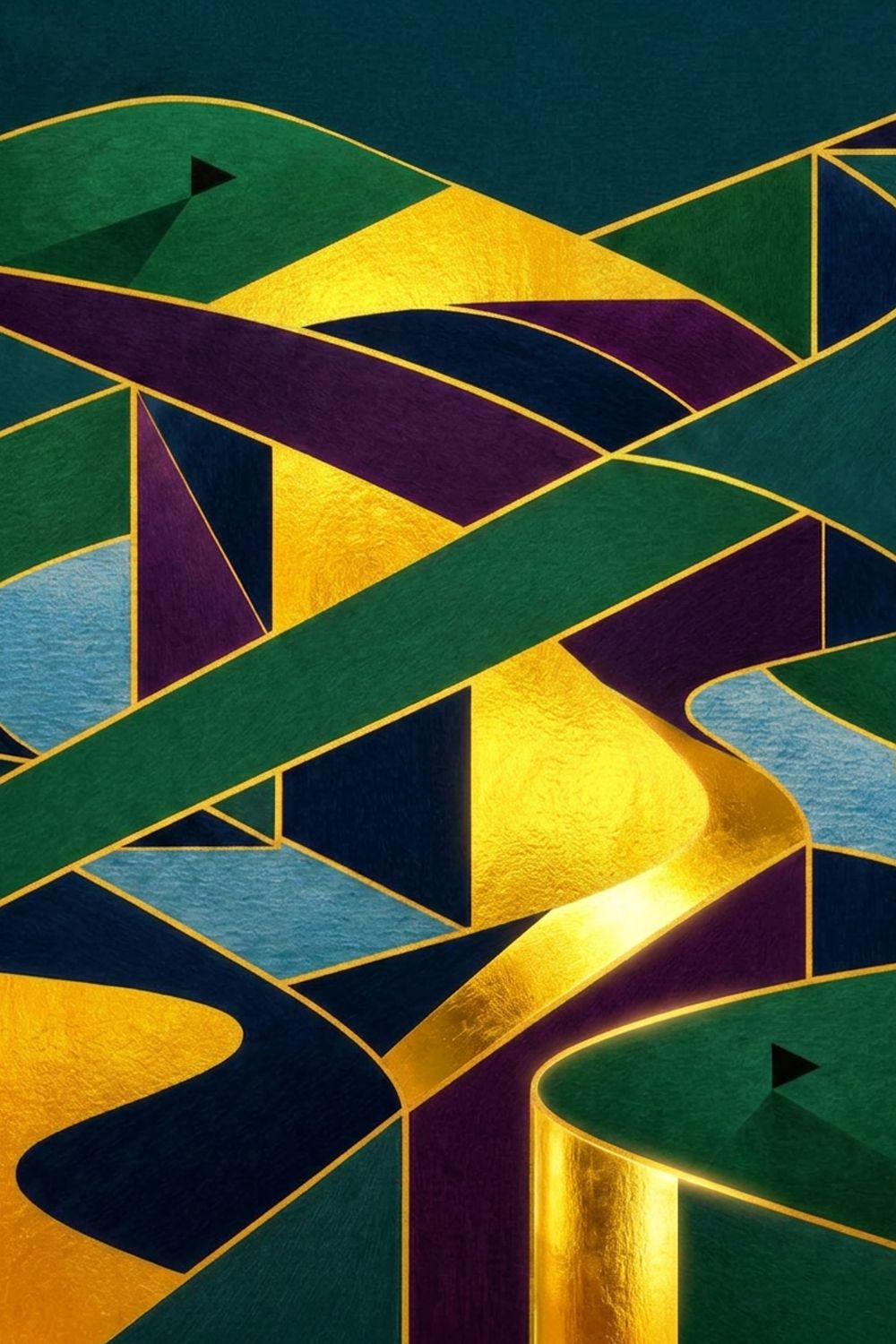 The Fairway Home. Golf Art. Green Collection