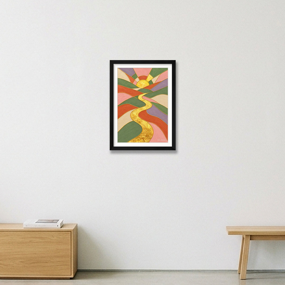 Reflection: New Dawn — A3 (30×42cm, 12×17") Black Frame