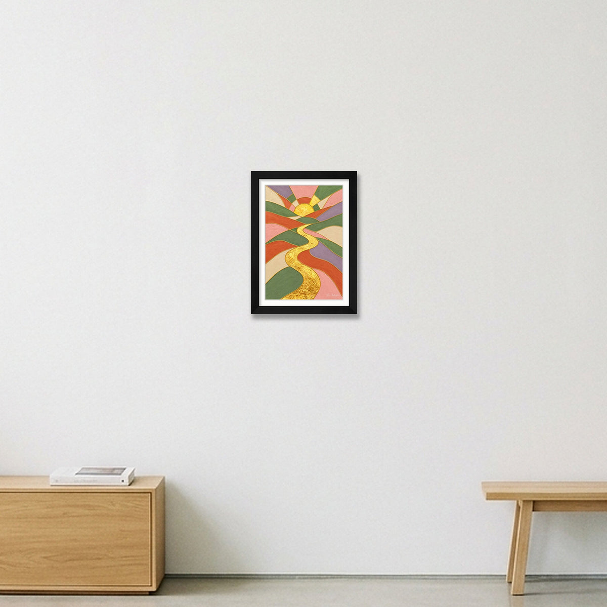 Reflection: New Dawn — A4 (21×30cm, 8×12") Black Frame