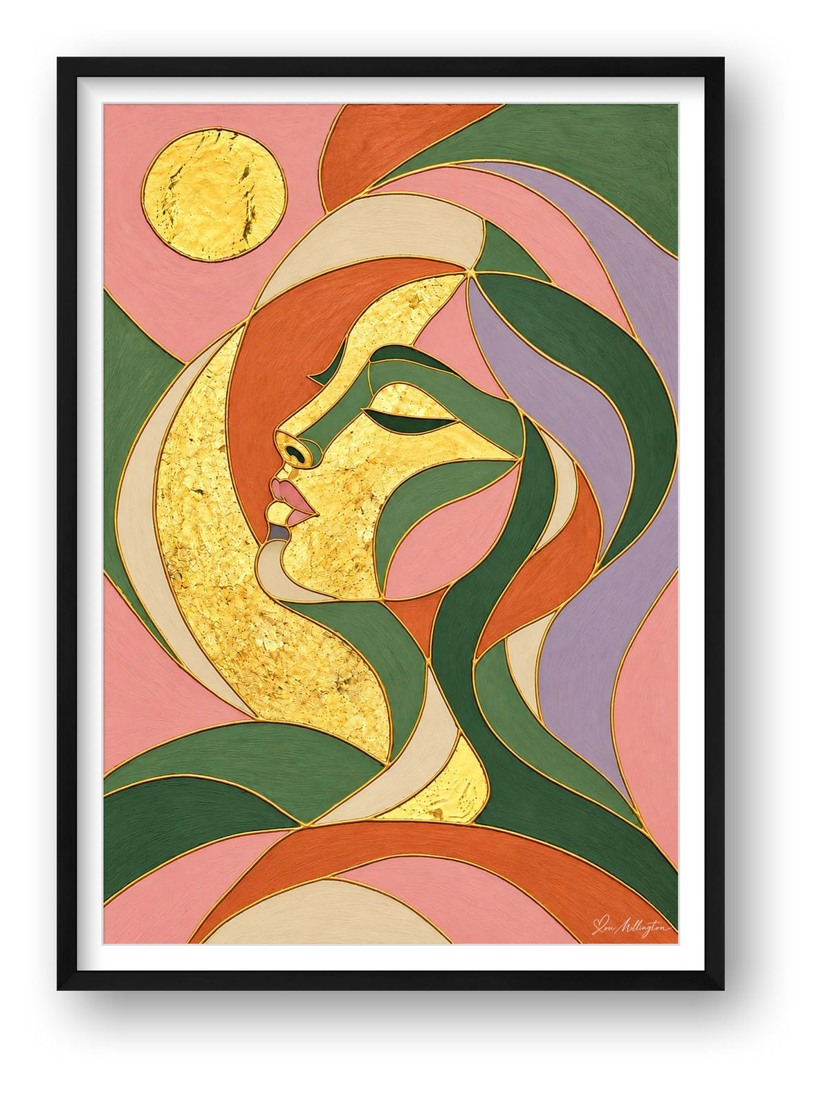 Refection: Stillness — framed